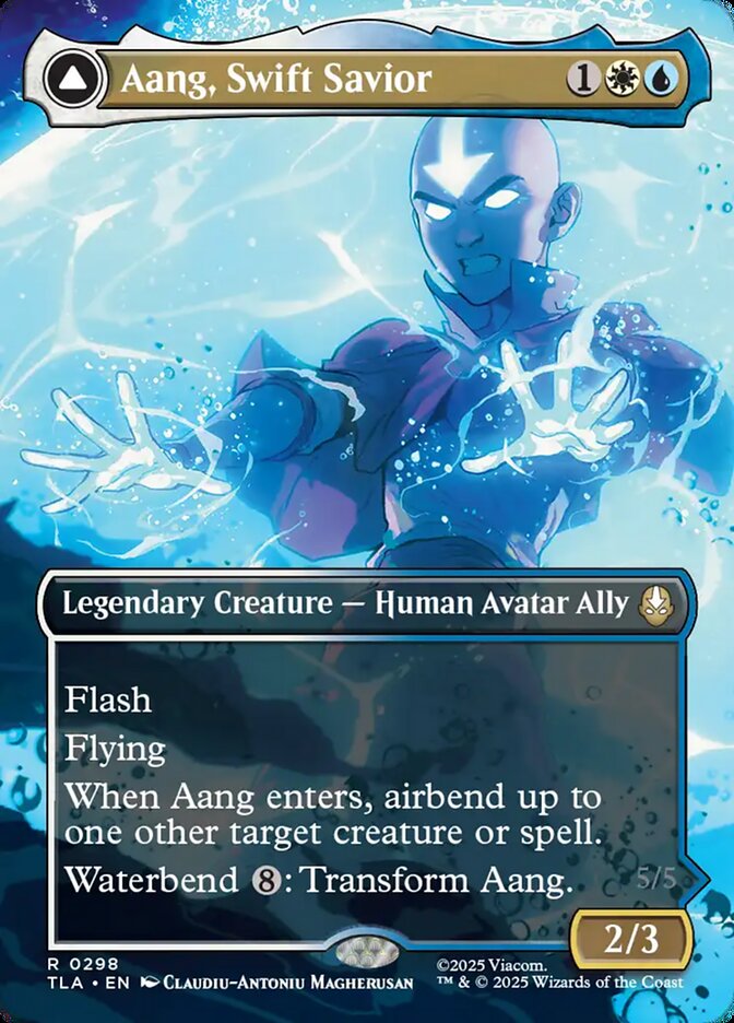 Aang, Swift Savior // Aang and La, Ocean's Fury (Avatar: The Last Airbender) 