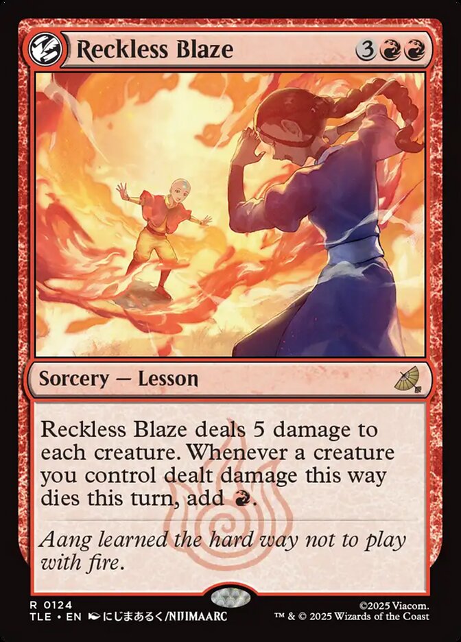 Reckless Blaze (Avatar: The Last Airbender: Eternal-Legal)  - Foil