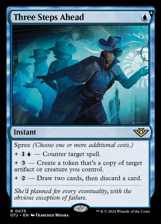 Three Steps Ahead (Outlaws of Thunder Junction)  - Foil