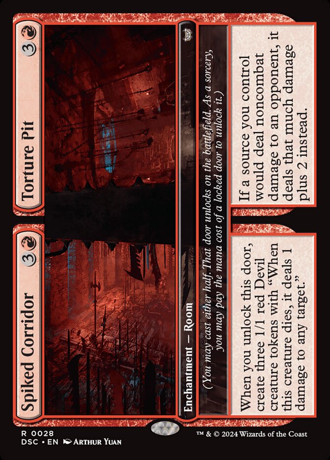 Spiked Corridor // Torture Pit (Commander: Duskmourn: House of Horror) 