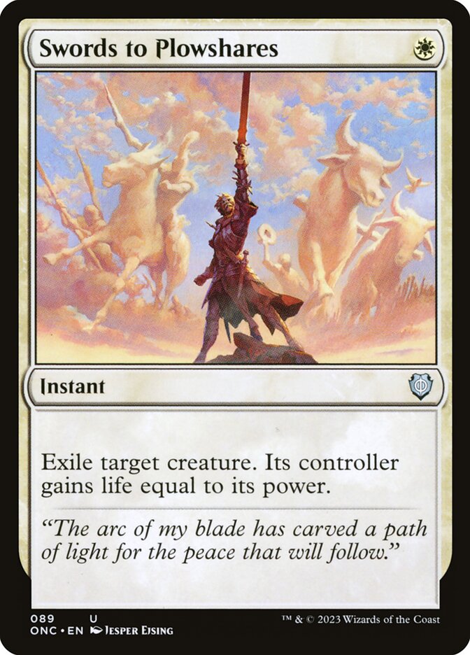 Swords to Plowshares (Commander: Phyrexia: All Will Be One) 