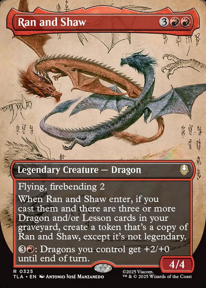 Ran and Shaw (Avatar: The Last Airbender)  - Foil