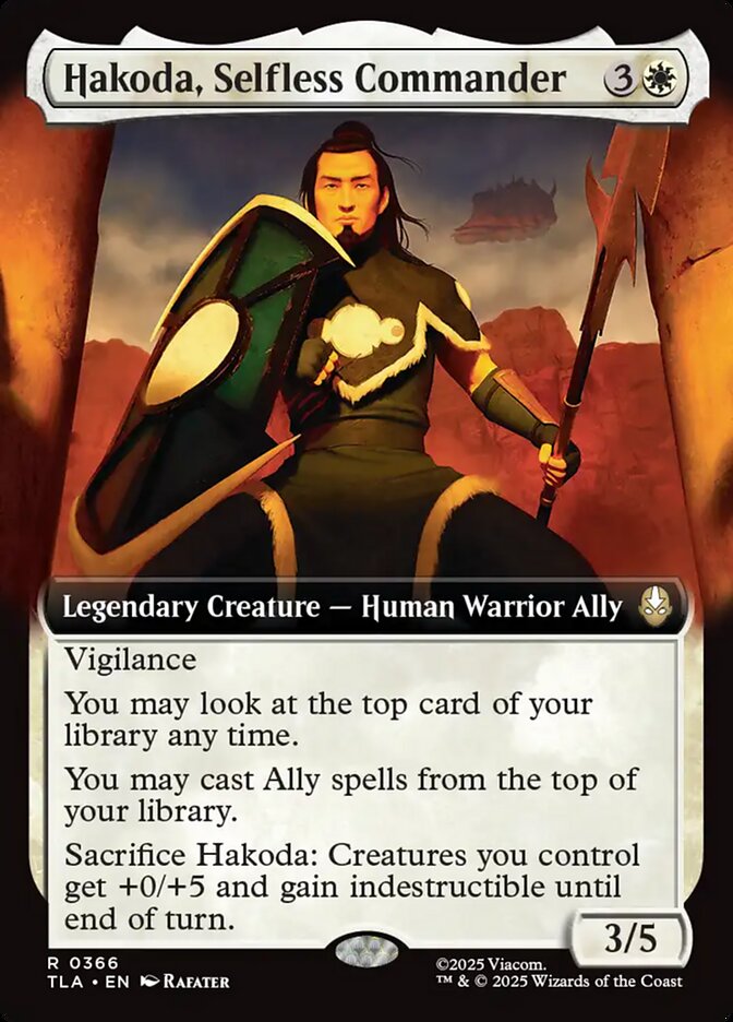 Hakoda, Selfless Commander (Avatar: The Last Airbender)  - Foil