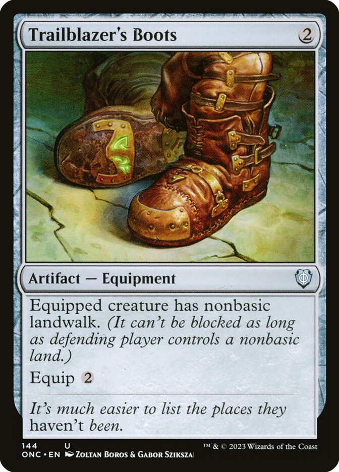 Trailblazer's Boots (Commander: Phyrexia: All Will Be One) 