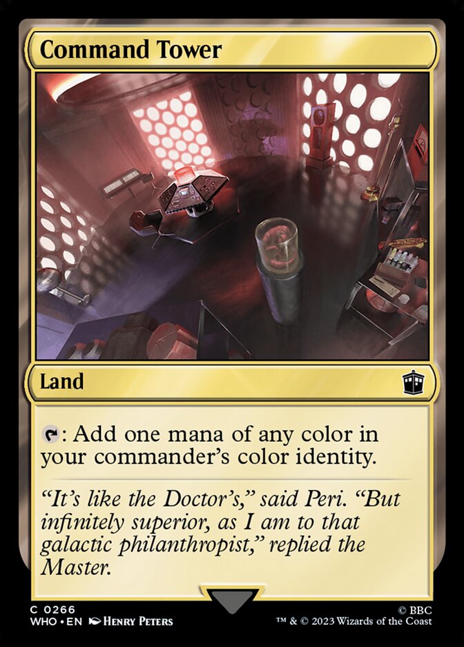 Command Tower (Universes Beyond: Doctor Who)  - Foil