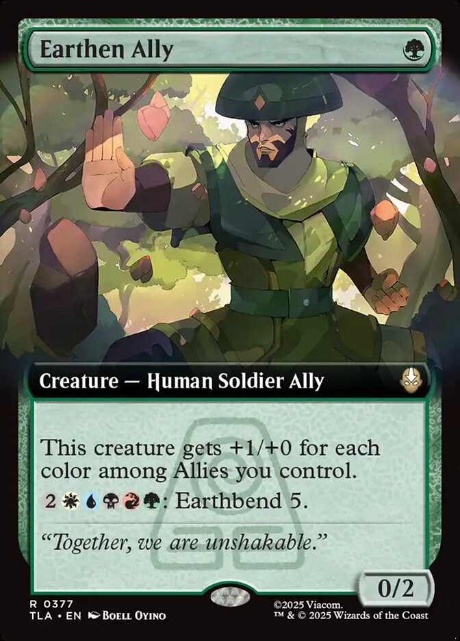 Earthen Ally (Avatar: The Last Airbender)  - Foil