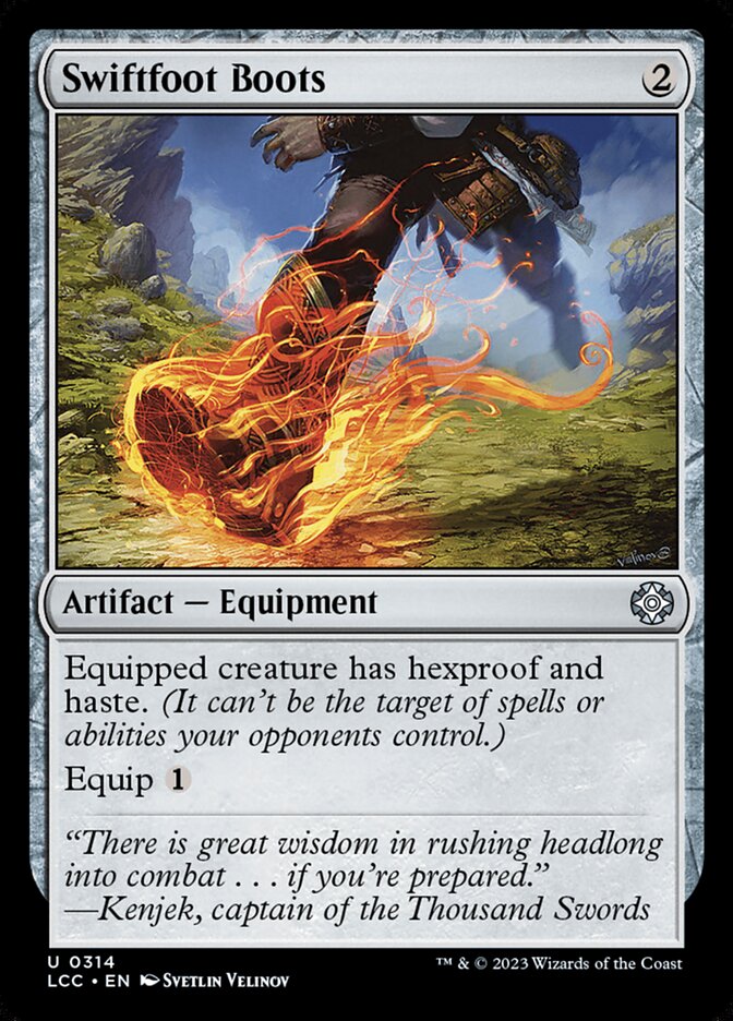 Swiftfoot Boots (Commander: The Lost Caverns of Ixalan) 