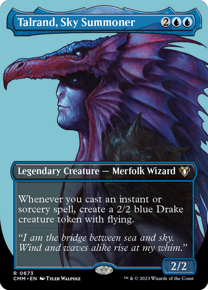 Talrand, Sky Summoner (Commander Masters)  - Foil