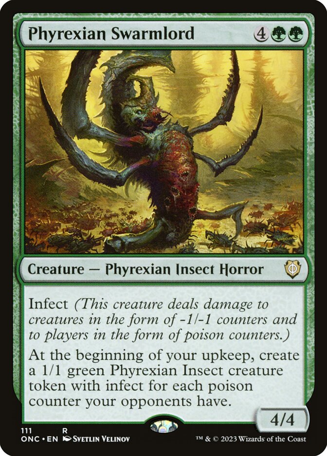 Phyrexian Swarmlord (Commander: Phyrexia: All Will Be One) 