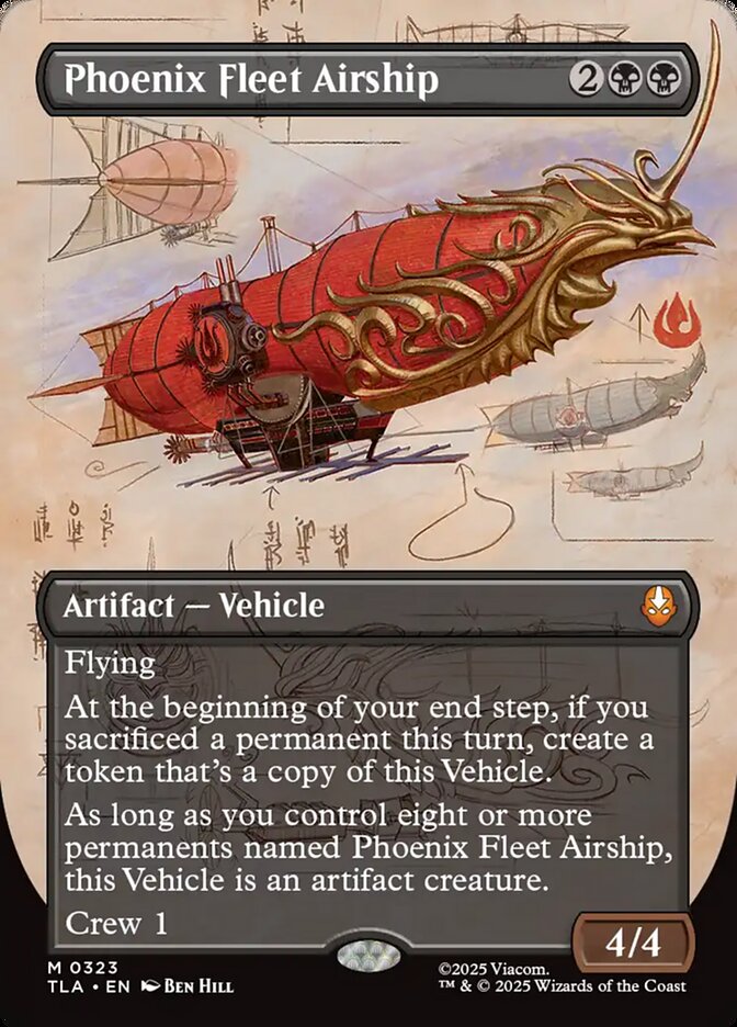 Phoenix Fleet Airship (Avatar: The Last Airbender)  - Foil