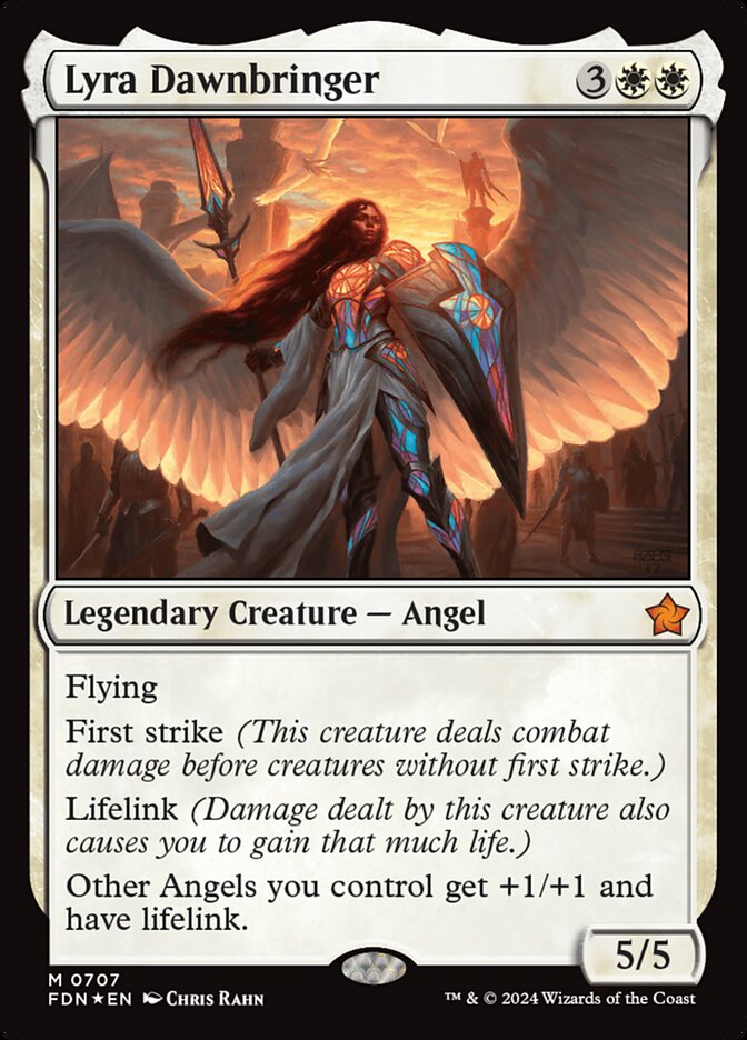 Lyra Dawnbringer (Foundations)  - Foil