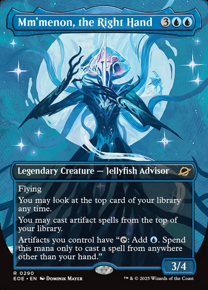 Mm'menon, the Right Hand 290 (Edge of Eternities)  - Borderless