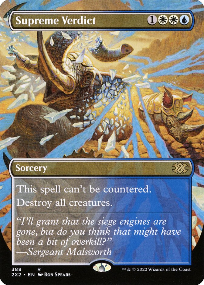 Supreme Verdict (Double Masters 2022)  - Foil