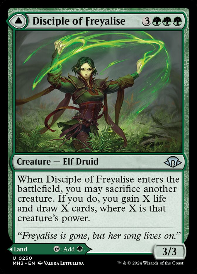 Disciple of Freyalise // Garden of Freyalise (Modern Horizons 3)  - Foil