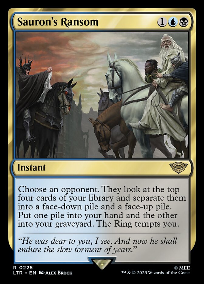 Sauron's Ransom 225 (Universes Beyond: The Lord of the Rings: Tales of Middle-earth)  - Foil