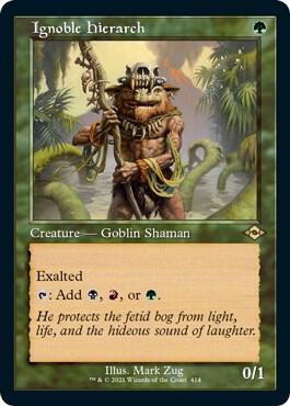 Ignoble Hierarch Retro Frame Foil Etched 414 (Modern Horizons 2)  - Foil