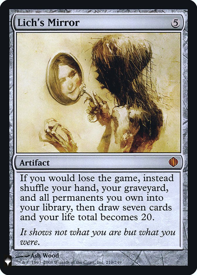 Lich's Mirror 210 (The List Reprints)  - Foil