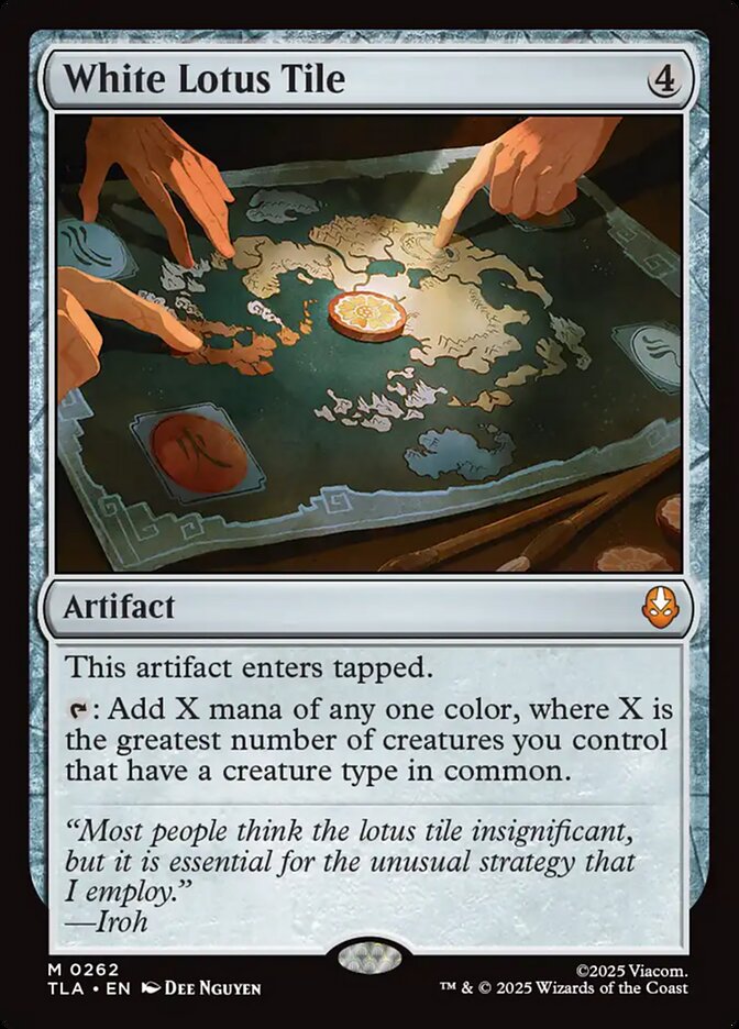 White Lotus Tile (Avatar: The Last Airbender)  - Foil