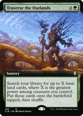 Traverse the Outlands Extended Art 593 (Commander Legends: Battle for Baldur's Gate) 
