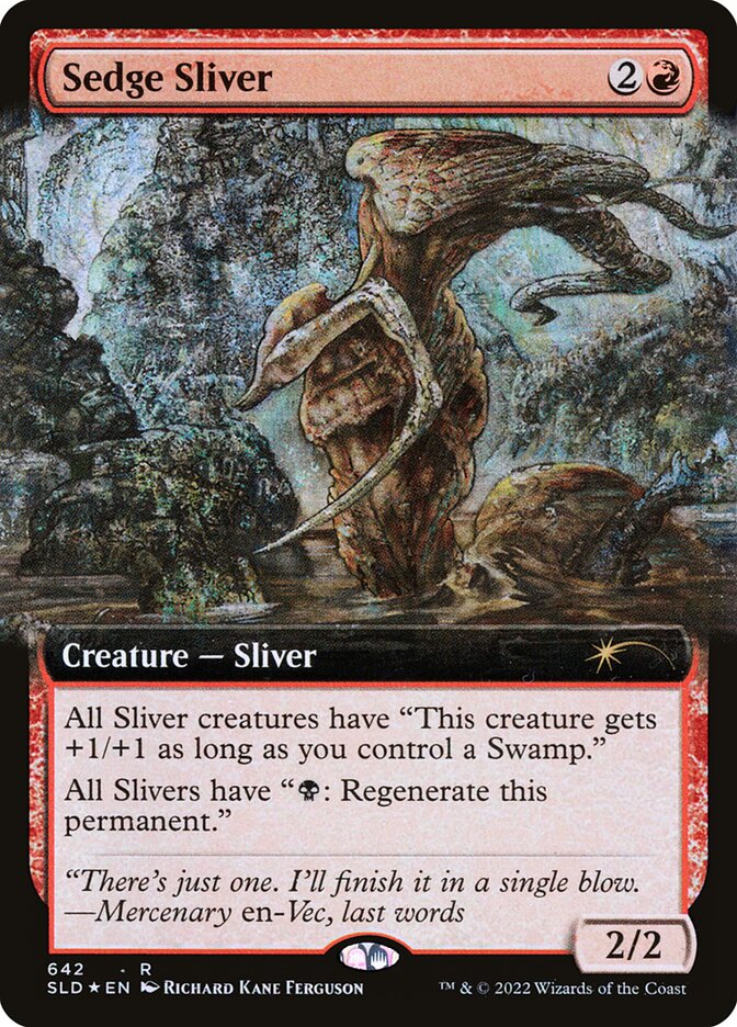 Sedge Sliver 642 (Secret Lair Drop Series)  - Extended Art Foil