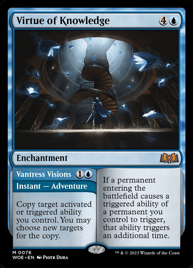 Virtue of Knowledge // Vantress Visions (Wilds of Eldraine)  - undefined