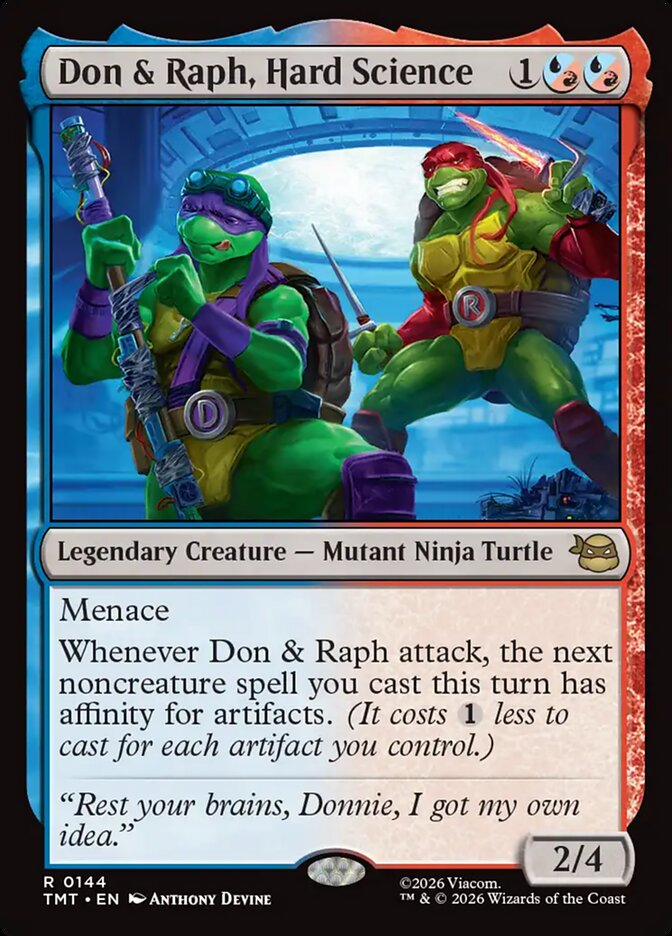 Don & Raph, Hard Science (Teenage Mutant Ninja Turtles) 