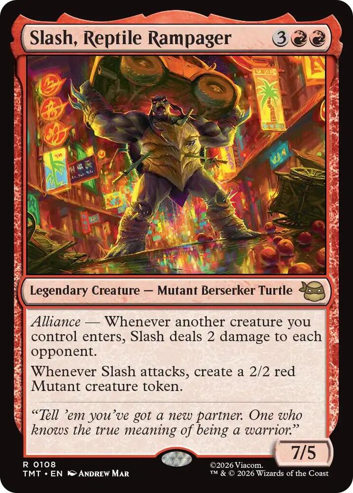 Slash Reptile Rampager 108 (Teenage Mutant Ninja Turtles)  - Foil