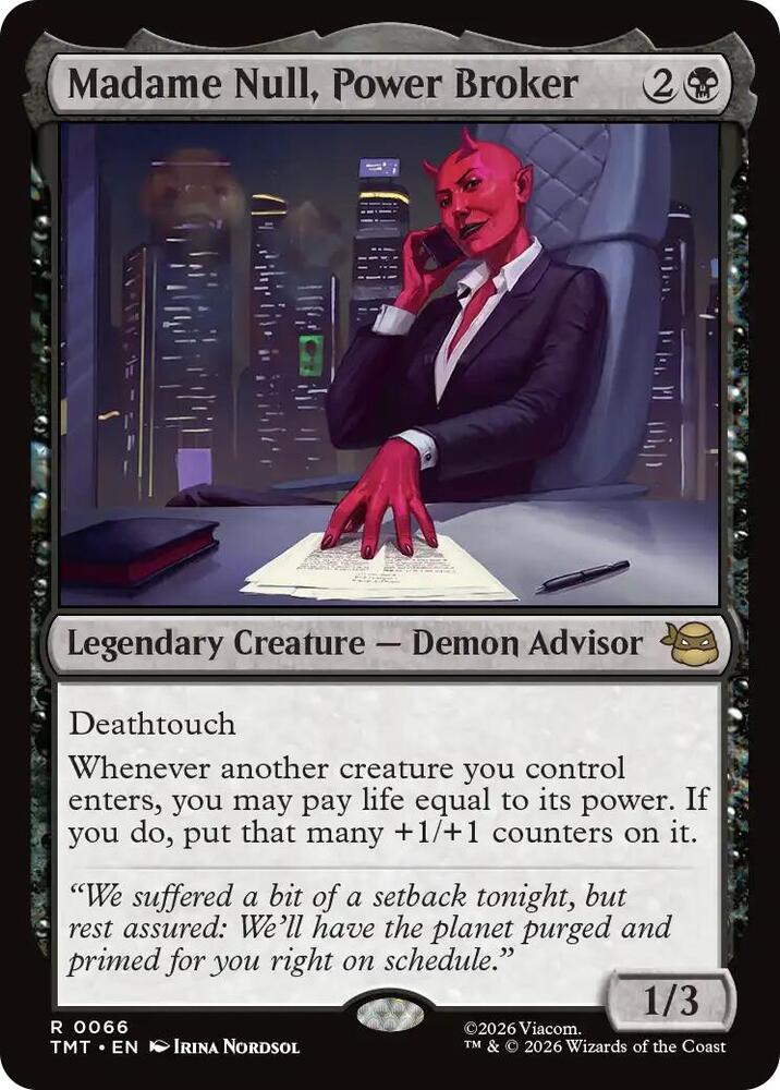 Madame Null Power Broker (Teenage Mutant Ninja Turtles)  - undefined
