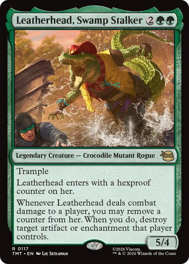 Leatherhead Swamp Stalker 117/260 (Teenage Mutant Ninja Turtles)  - Foil