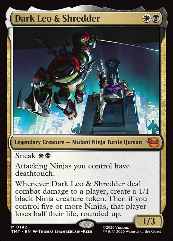 Dark Leo and Shredder 142 (Teenage Mutant Ninja Turtles) 