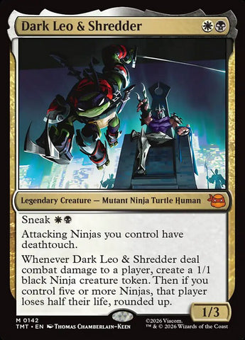 Dark Leo and Shredder 142 (Teenage Mutant Ninja Turtles) 