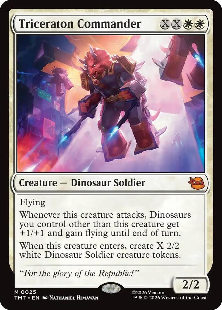 Triceraton Commander 25/260 (Teenage Mutant Ninja Turtles)  - Foil