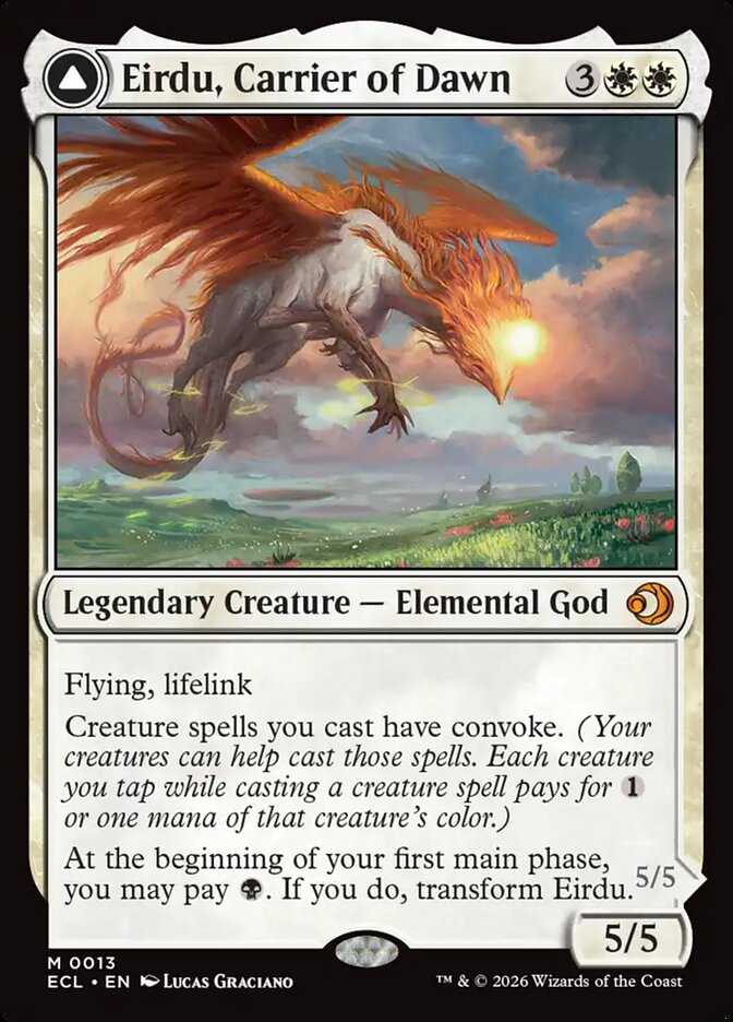 Eirdu, Carrier of Dawn // Isilu, Carrier of Twilight (Lorwyn Eclipsed)  - undefined