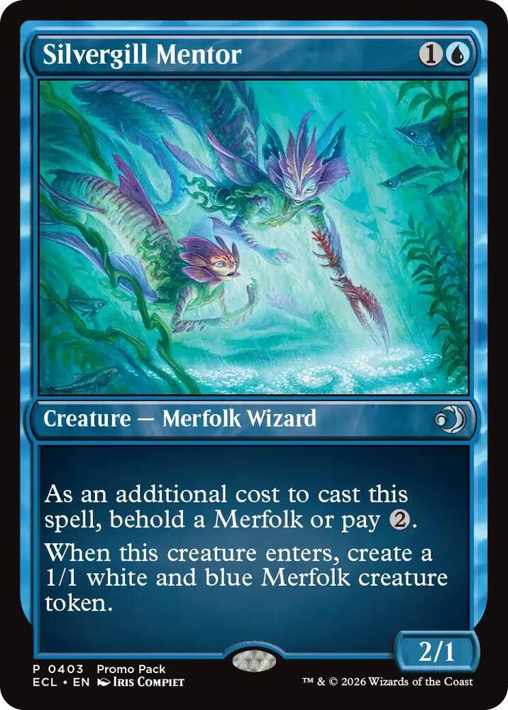 Silvergill Mentor (Promo Pack: Lorwyn Eclipsed)  - undefined