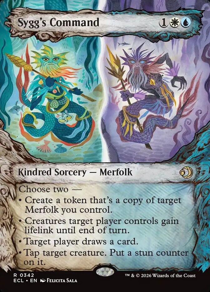 Sygg's Command 342 (Lorwyn Eclipsed)  - Showcase Foil