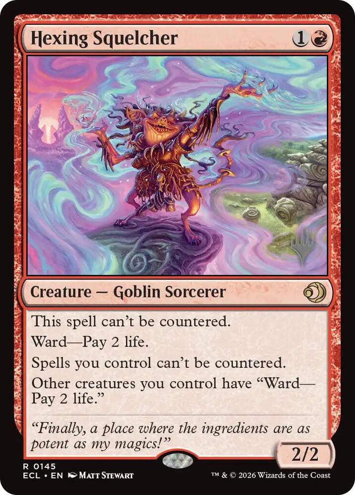 Hexing Squelcher 145 (Promo Pack: Lorwyn Eclipsed) 