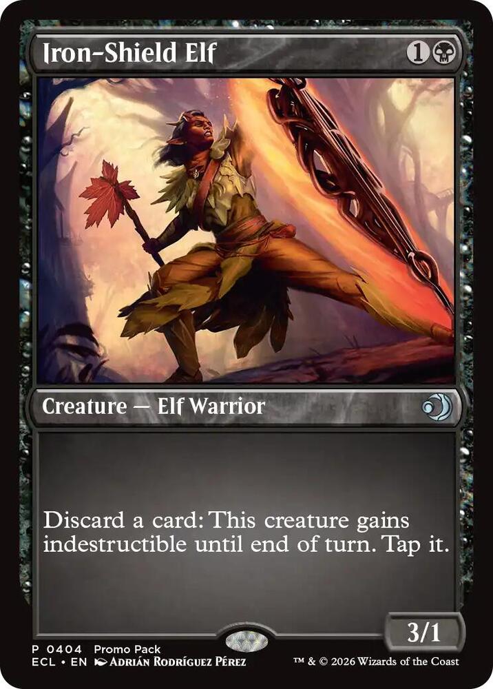 Iron Shield Elf (Promo Pack: Lorwyn Eclipsed) 