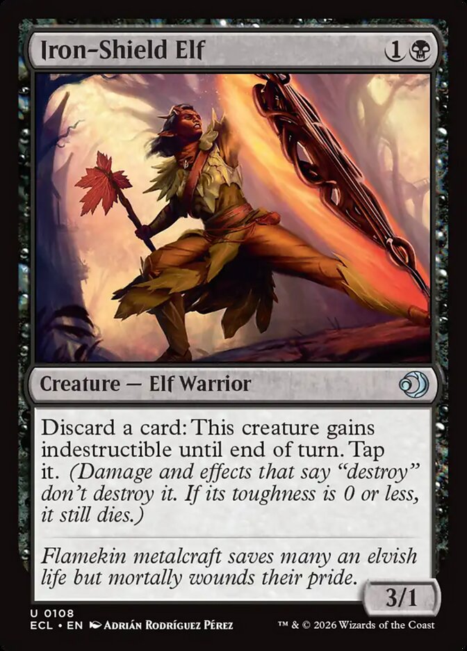 Iron-Shield Elf (Lorwyn Eclipsed)  - undefined