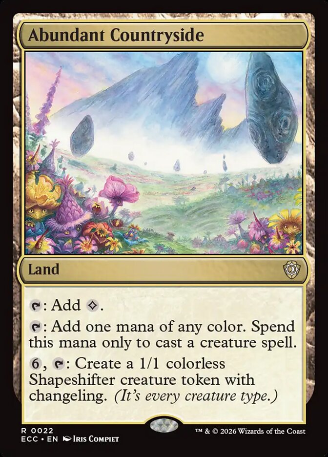 Abundant Countryside (Commander: Lorwyn Eclipsed) 