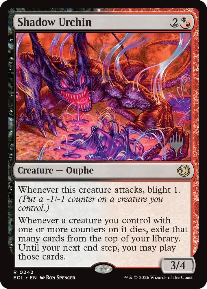 Shadow Urchin (Promo Pack: Lorwyn Eclipsed)  - undefined