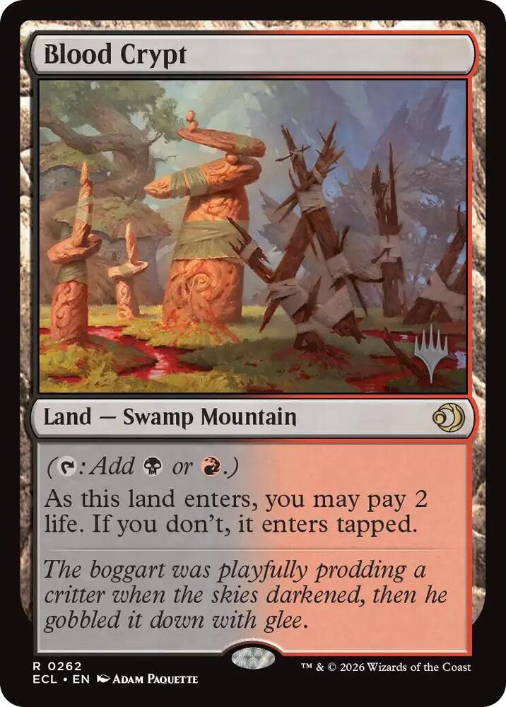 Blood Crypt (Promo Pack: Lorwyn Eclipsed) 