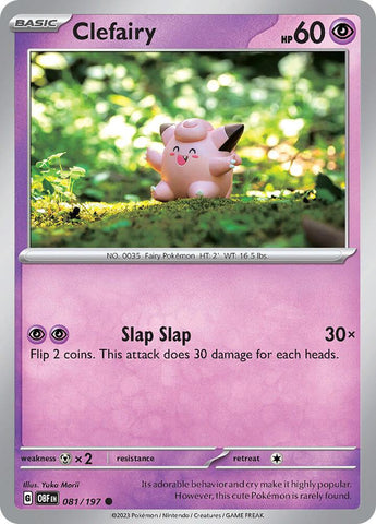 Clefairy 081/197 (SV03: Obsidian Flames) 