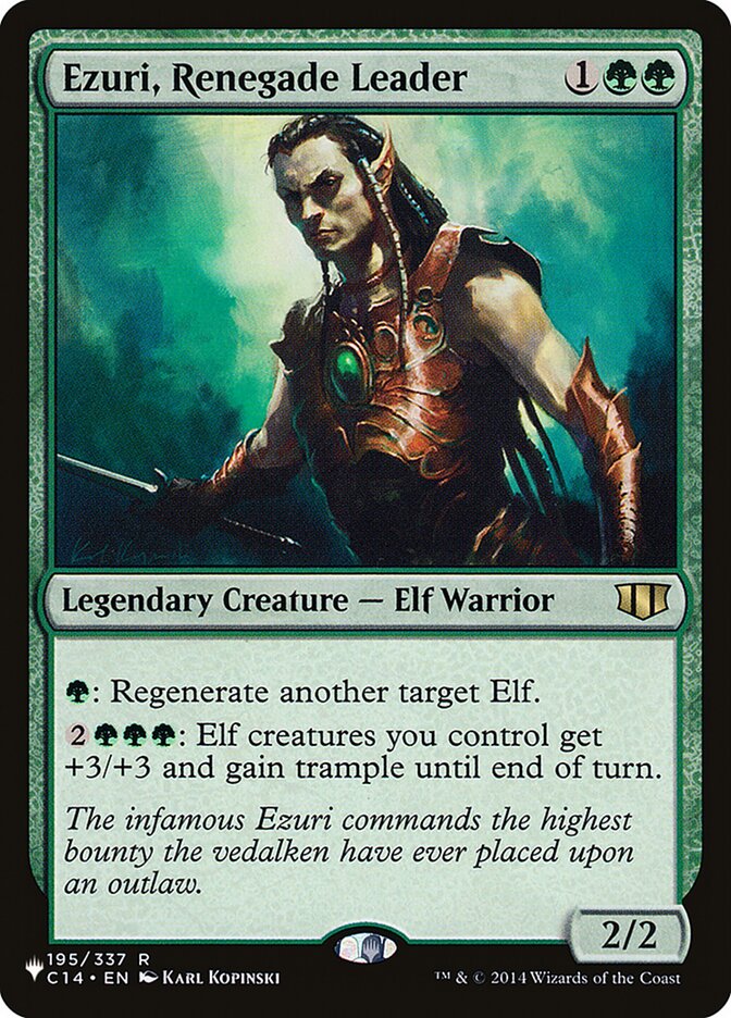 Ezuri, Renegade Leader C14-195/5075 (The List Reprints) 
