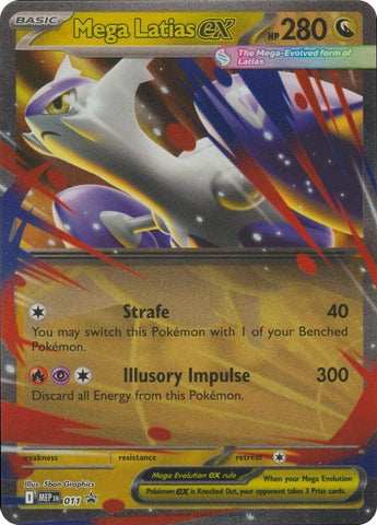 Mega Latias ex 011 (ME: Mega Evolution Promo)  - Holofoil