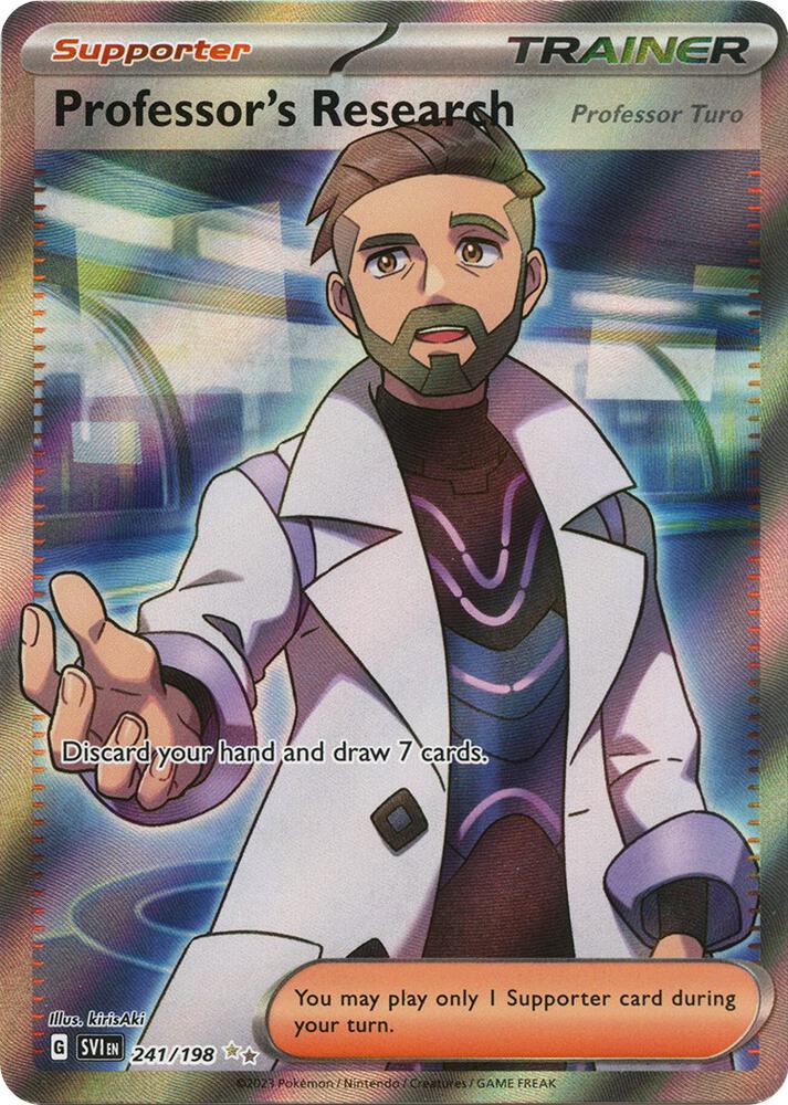 Professor's Research 241/198 (SV01: Scarlet & Violet Base Set)  - Holofoil