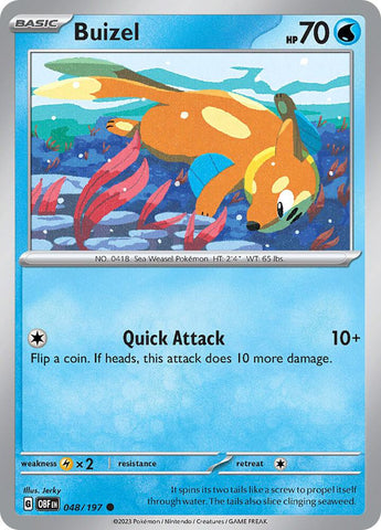 Buizel 048/197 (SV03: Obsidian Flames) 
