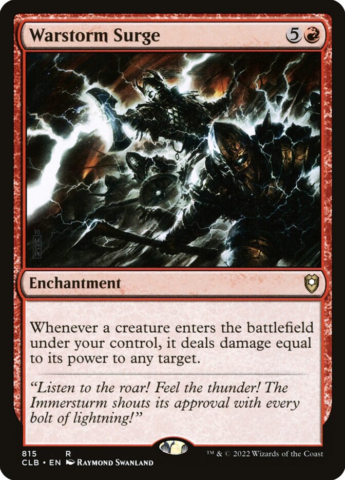 Warstorm Surge 815 (Commander Legends: Battle for Baldur's Gate) 
