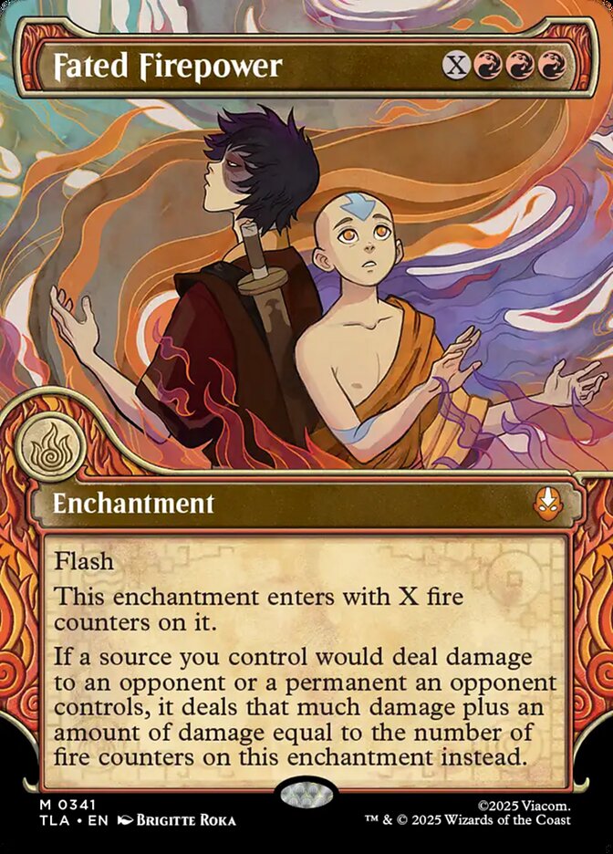 Fated Firepower 341 (Avatar: The Last Airbender)  - Foil