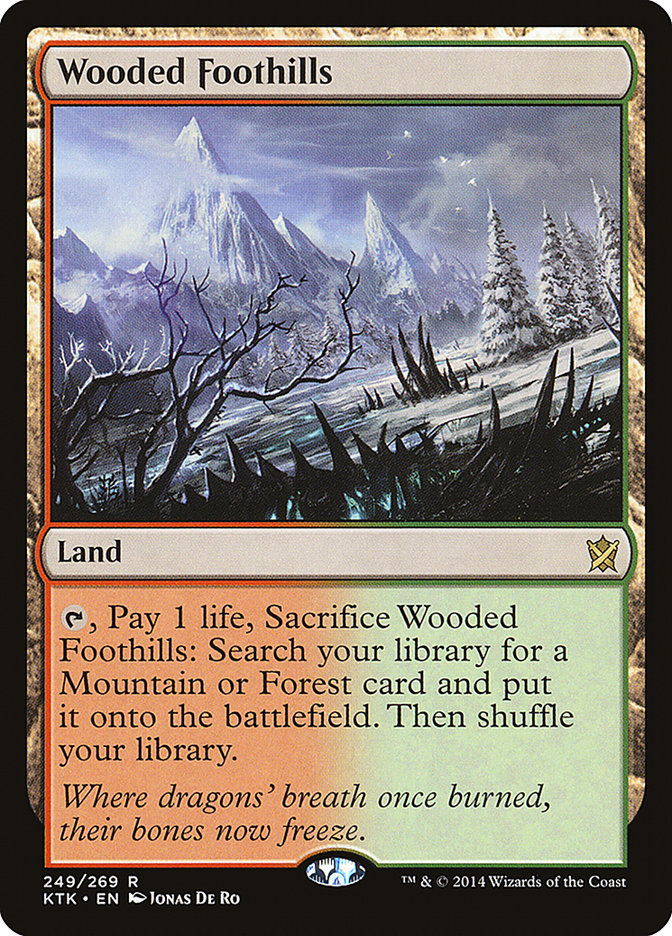 Wooded Foothills (Khans of Tarkir) 