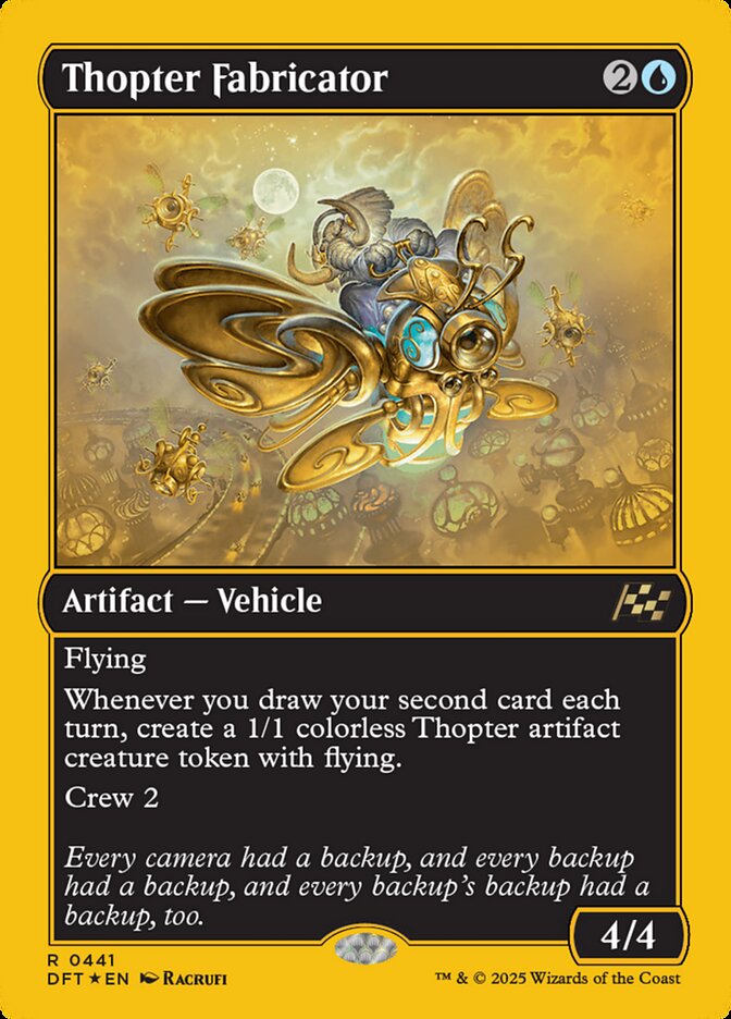 Thopter Fabricator 441 (Aetherdrift)  - First-Place Foil